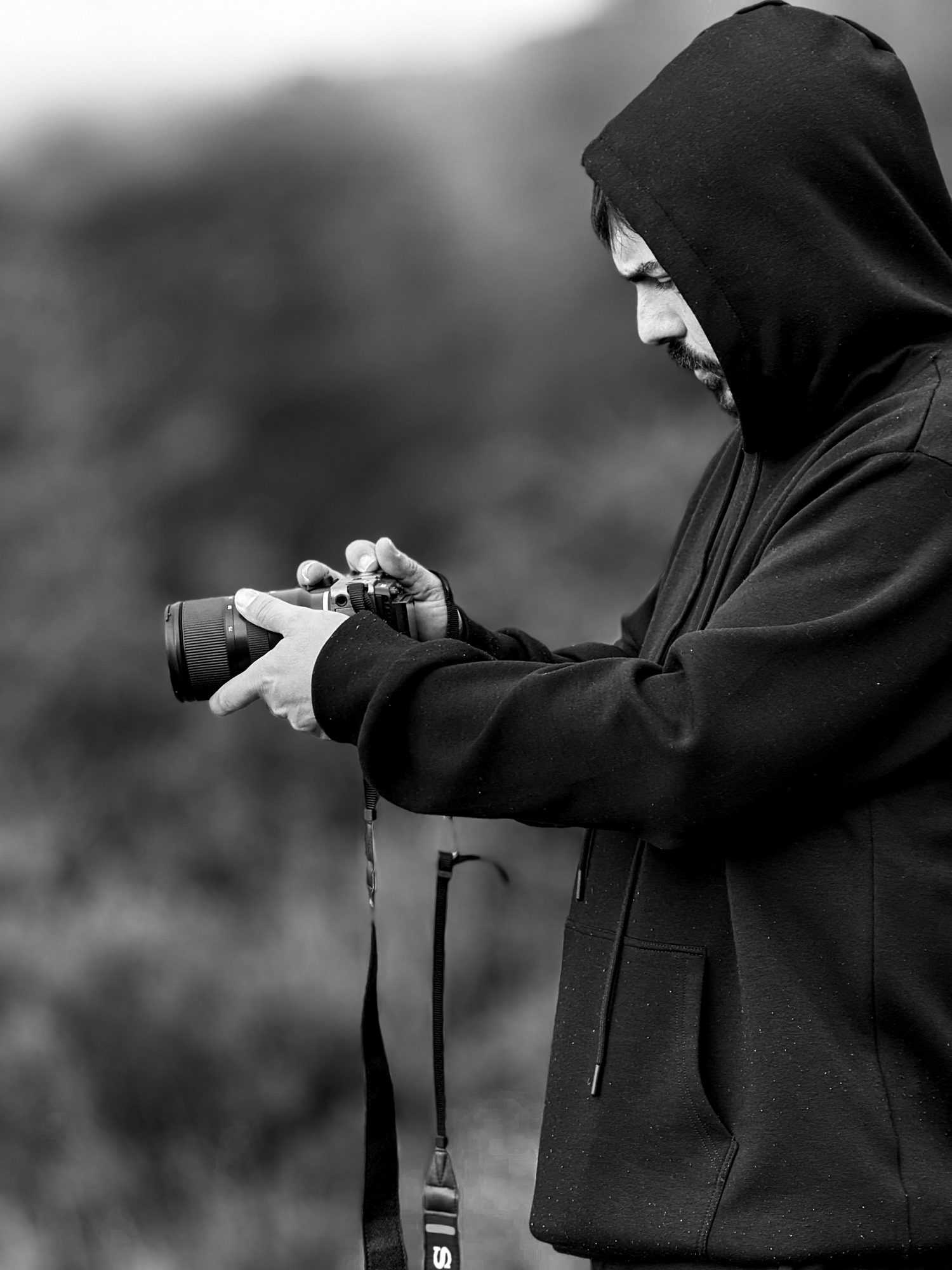 Operador de drone RDG Filmes em campo